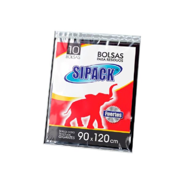 Sipack Bolsas de Consorcio Negras 90x120 10U