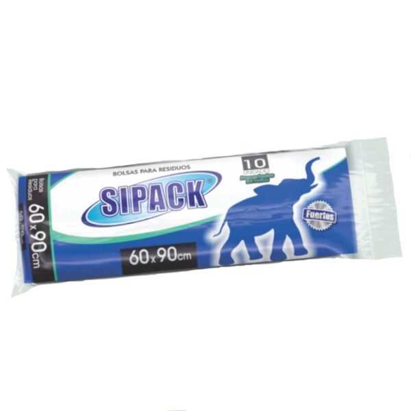 Sipack Bolsas de Consorcio Negras 60X90 10U