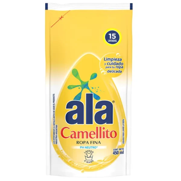 Ala Camellito Ropa Fina Lavado a Mano DoyPack 450ml