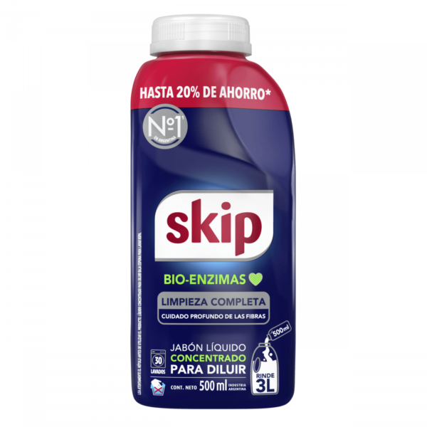 Skip Bio-Enzimas Jabón Liquido Concentrado 500ml
