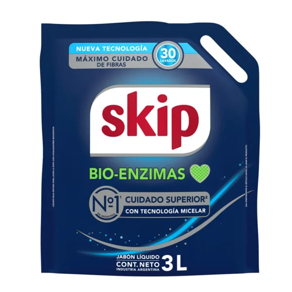 Skip Bio-Enzimas Jabón Liquido DoyPack 3L