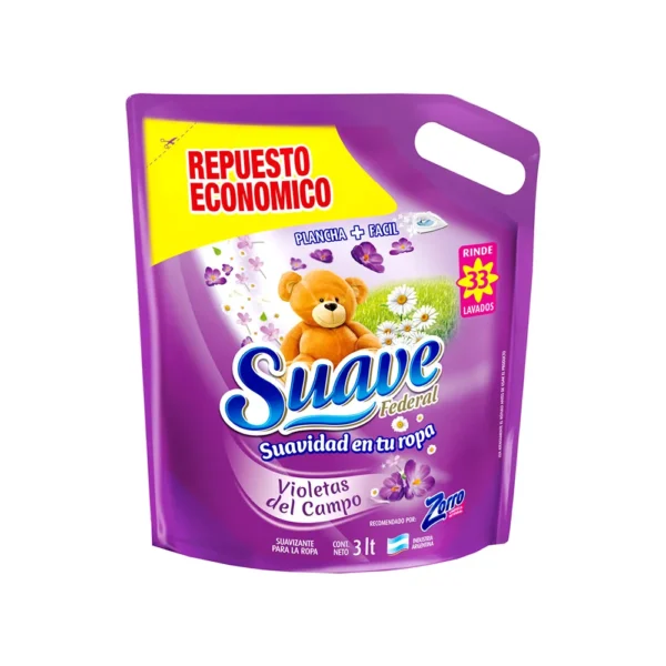 Suave Suavizante Violetas de Campo DoyPack 3L