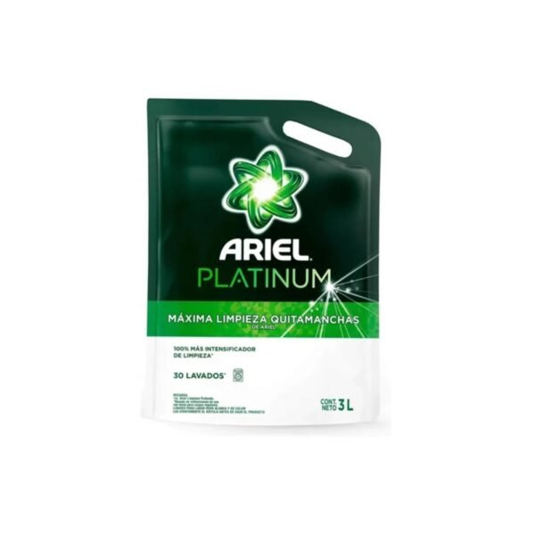 Ariel Platinum Jabón Liquido DoyPack 3L