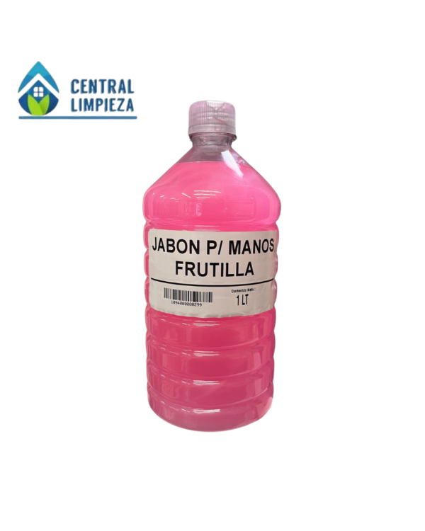 Jabón para Manos Frutilla 1L Central Limpieza