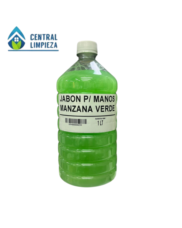 Jabón para Manos Manzana Verde 1L Central Limpieza
