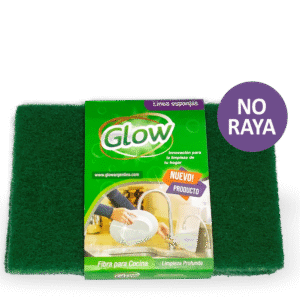 Esponja Fibra para Cocina Glow 2U