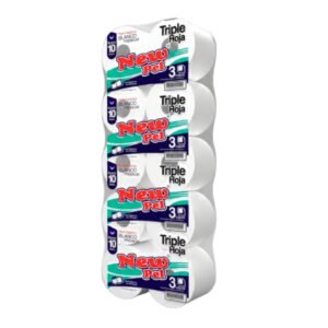 New Pel Papel Higiénico Triple Hoja Pack 10U